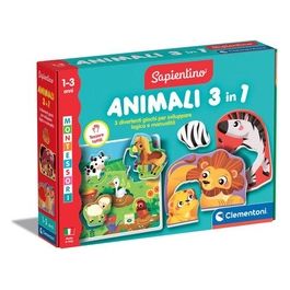 Sapientino Montessori Animali 3in1