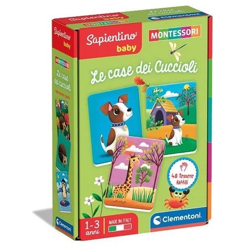 Clementoni Sapientino Montessori Baby Case dei Cuccioli