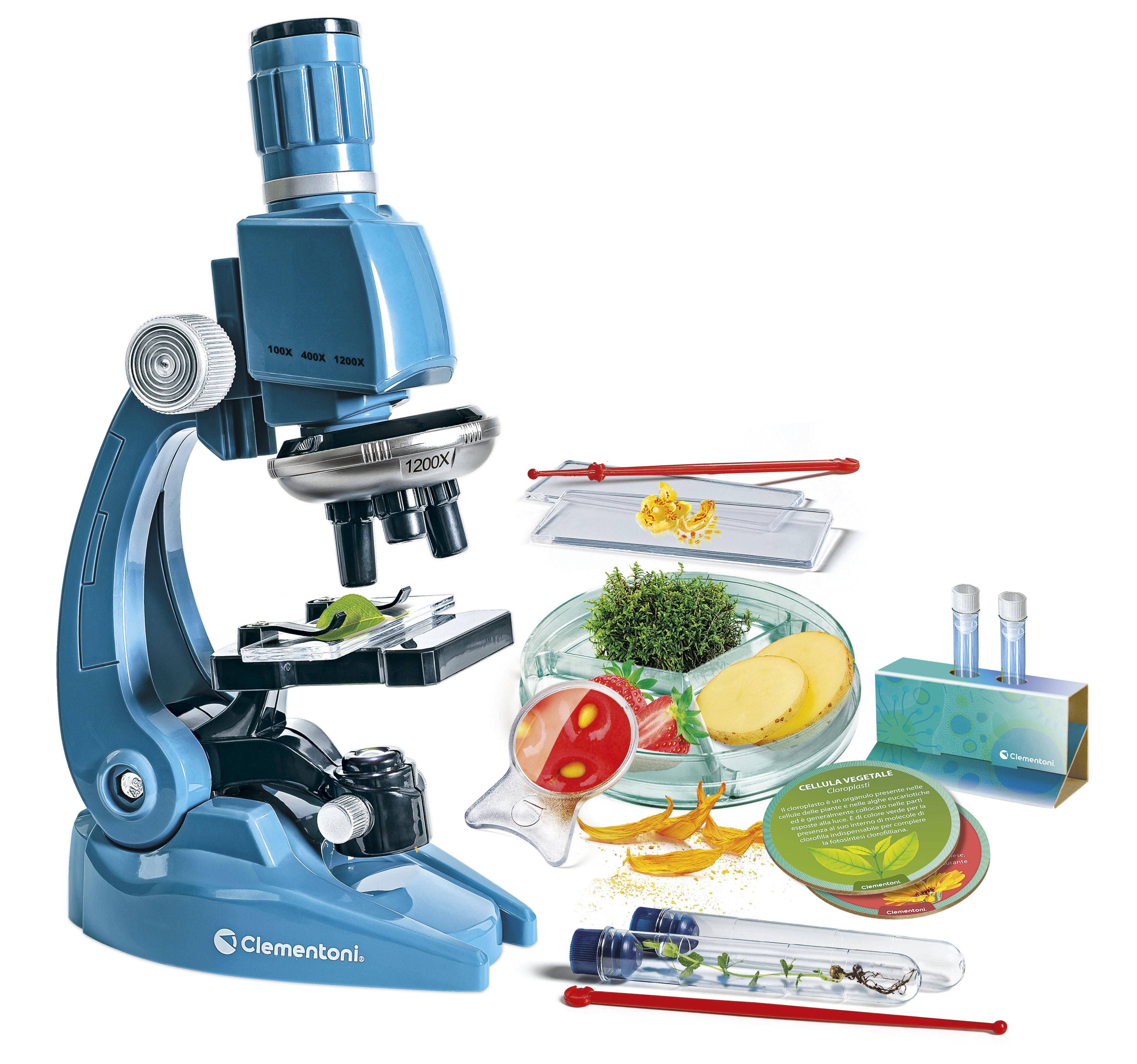 Microscopio per bambini Set giocattoli HD 1200 volte fai da te