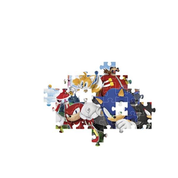 Clementoni Sonic Supercolor Puzzle 104 Pezzi