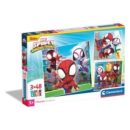 Clementoni Spidey e Friends Puzzle 3x48 Pezzi