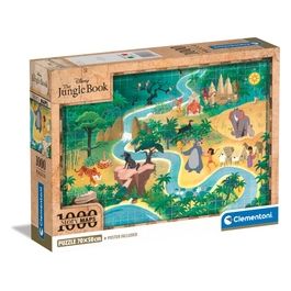 Story Maps Jungle Book Puzzle 1000 Pezzi