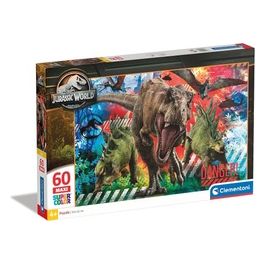 Clementoni Supercolor Puzzle Jurassic World 60 Maxi Pezzi