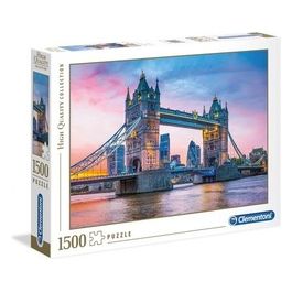 Clementoni Tower Bridge Sunset HQ Puzzle 1500 Pezzi
