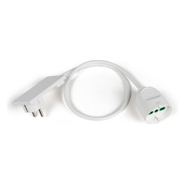 Prolunga Lineare Bianca 1 Metro con Presa Universale