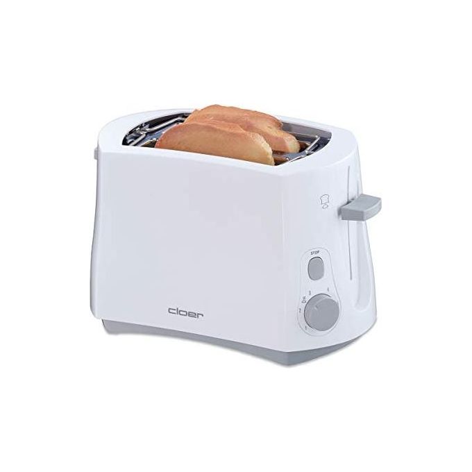 Cloer 331 Tostapane 2 Fette Bianco 825W