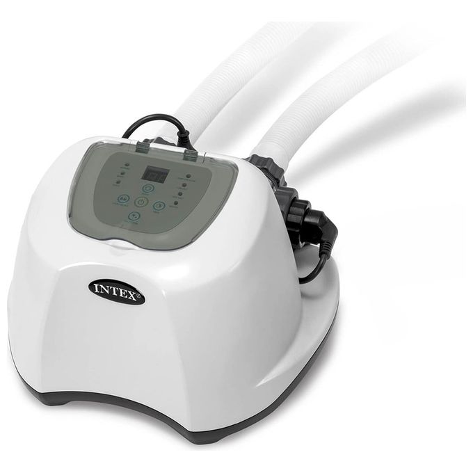 Intex 26668 Generatore Salino di Cloro Krystal Clear per Pompa Filtro 2650-12112 L-h Produzione Cloro 5 g-h per Piscine fino a 26500 L Plastica Bianco Flusso Pompa 2650-12112 L-h Produzione Cloro 5g-h