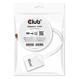 Club3D Adattatore DisplayPort a Vga Active