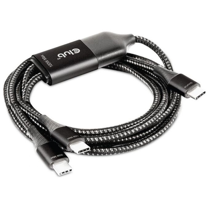Club3d CAC-1527 Cavo USB 1.83mt USB C 2xUSB C Nero