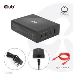 Club3d Caricabatterie per Dispositivi Mobili 3xUsb 132W