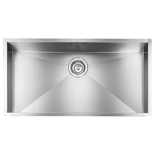 CM 01190AXCSSP Serie FiloQuadra 3" Lavello Acciaio inox satinato da Incasso Slim 1 vasca 85x45cm