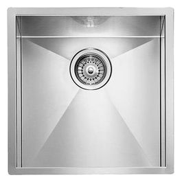 CM 011911XCSSP Serie FiloQuadra 3" Lavello Acciaio inox satinato da incasso sottotop 1 vasca 45x45cm