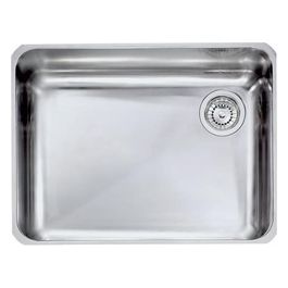 CM 011959DCSSX Serie Cinzia 3" Lavello Acciaio Inox satinato da incasso Sottotop 1 Vasca R50 60X45cm Versione Destra