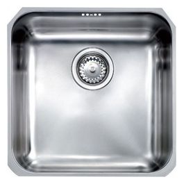 01195AXCSSX Serie Cinzia 3" Lavello Acciaio Inox satinato da incasso Sottotop 40X40R60
