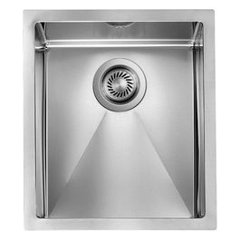 012024XCSSP Serie Filoraggiato 3" Lavello Acciaio Inox Satinato da incasso Slim 1 Vasca 39X45cm