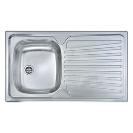 Cm Lavello Inox 1 Vasca 86X50 Incasso Dx