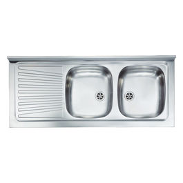 Cm Lavello Inox X Mobile 2 Vasche 120X50 Sx