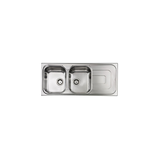 Apell VE1162IRBC Lavello Cucina Incasso 2 Vasche con