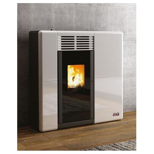 Cola Stufa a Pellet Afrodite Canalizzabile Bordeaux