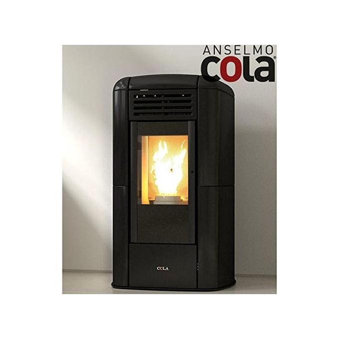 Cola Stufa a Pellet Charme Rivestimento in Maiolica Potenza Termica Nominale 12,72kW Avorio