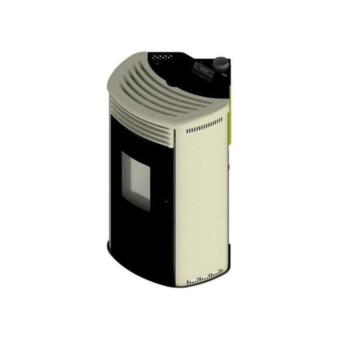 COLA LAFNF10Y Mimosa Stufa Canalizzata a Pellet Ventilata con Telecomando 16 Kg 265 m3 colore Avorio