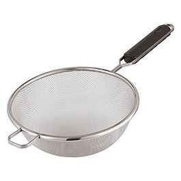 Scolapasta a doppia Rete in acciaio Inox 24 cm