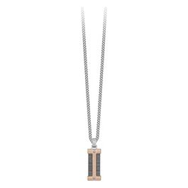 2JEWELS Collana in acciaio 316L ipoallergenico e Pvd Rosé