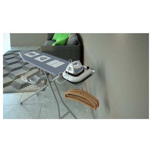 Colombo Asse Da Stiro Pratica 120x40 Cm | Regolabile In Altezza, Made In Italy | Copriasse Cotone Biologico - Foto 11