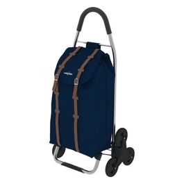 Carrello Portaspesa DAKAR in alluminio, sacca poliestere impermeabile,con sistema 6 ruote adatto a marciapiedi e scale portata 25kg, capacita' 40 Lt - Assortito