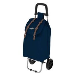 Carrello Portaspesa SMART in acciaio verniciato, sacca poliestere impermeabile, portata 25kg, capacita' 40 Lt