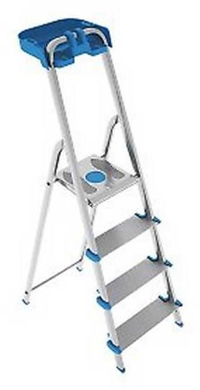 Colombo Scala ATLANTICA 3 Gradini In Alluminio Con Gradino Extra Large