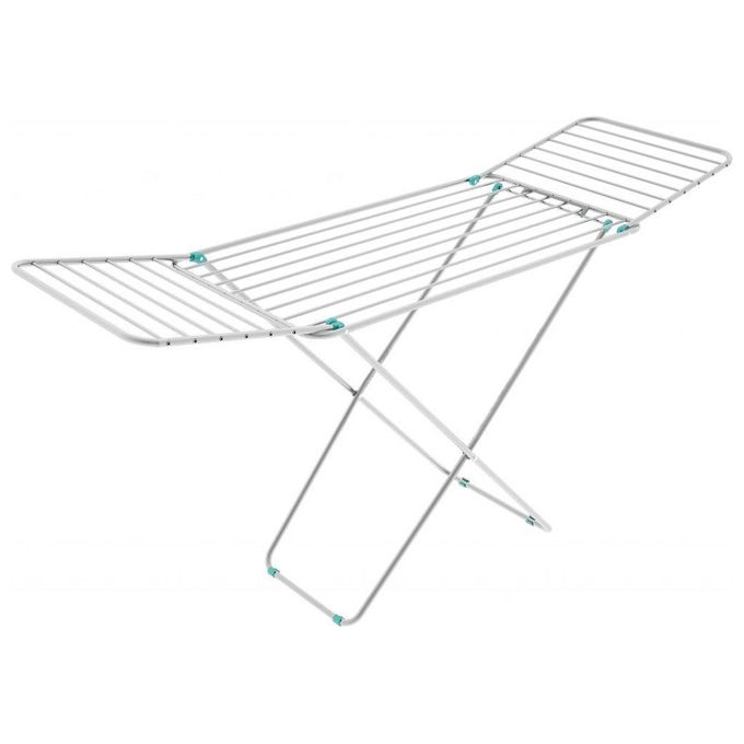 Colombo Stendibiancheria in alluminio con ali ALLURE con 20 metri di stenditura, griglie e gambe in alluminio antiruggine
