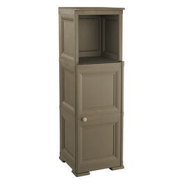 COLONNINA MISTA 3 MODULI 2 ANTE LISCE colore WENGE