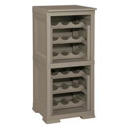 COLONNINA SCAFFALE P.BOTTIGLIE, 18 BOT. colore WENGE