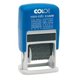 S 120/w Autoinchiostrante Timbri con Messaggio Plastica Gomma