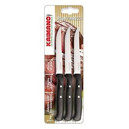 3 Coltelli da Bistecca Premium Nero