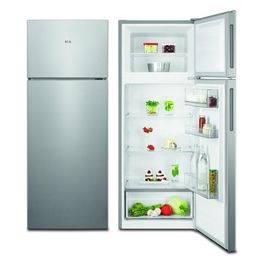 RDB424E1AX Frigorifero Doppia Porta Capacità 164 Litri Classe Energetica E 143 4 cm LowFrost Inox