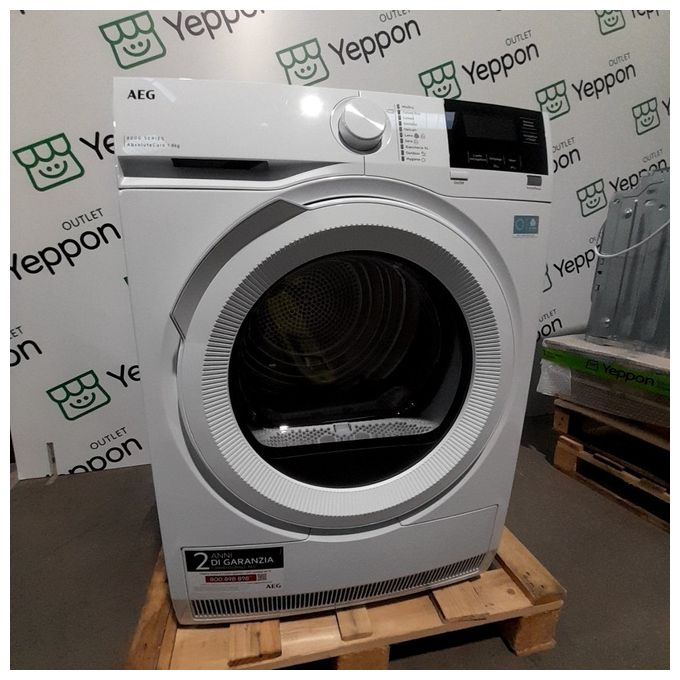 Image of [ComeNuovo] AEG TR8G83GW Serie 8000 AbsoluteCare Asciugatrice a Pompa di Calore Classe energetica A+++ Capacita' di Carico 8 Kg Motore Inverter Cesto ProTex XXL