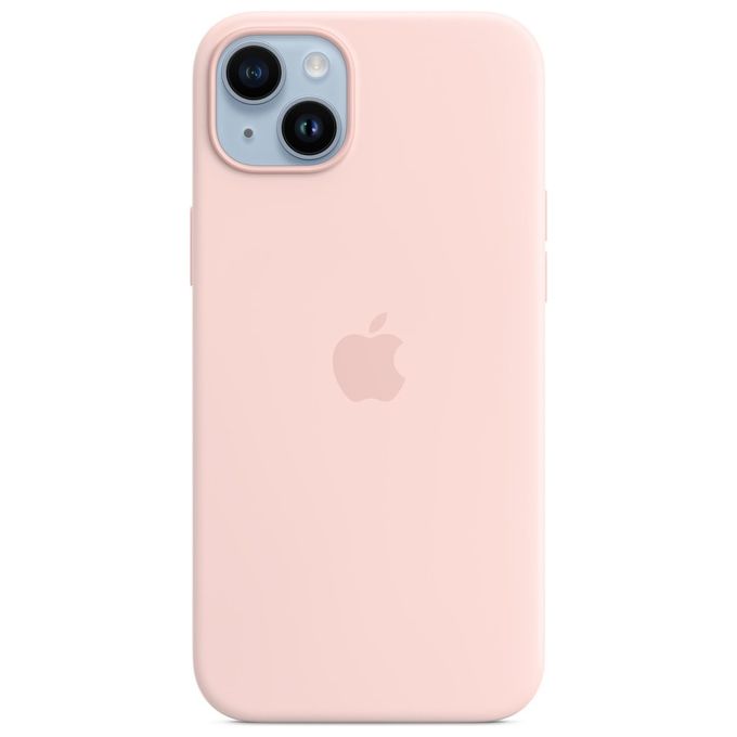[ComeNuovo] Apple Cover con MagSafe in Silicone Rosa Gesso per iPhone 14 Plus