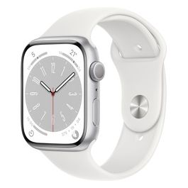 [ComeNuovo] Apple Watch 8 41mm GPS Cassa in Alluminio Argento con Cinturino Sport Bianco