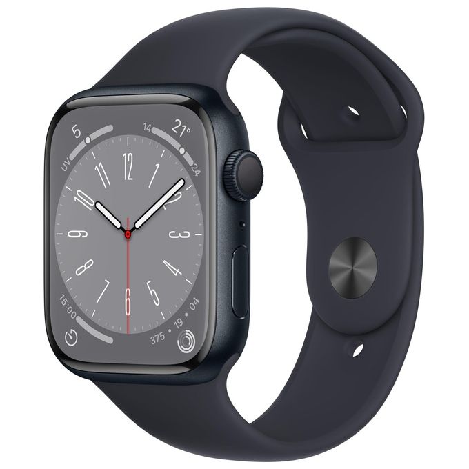 [ComeNuovo] Apple Watch 8 45mm GPS Mezzanotte alluminio Sport Regular