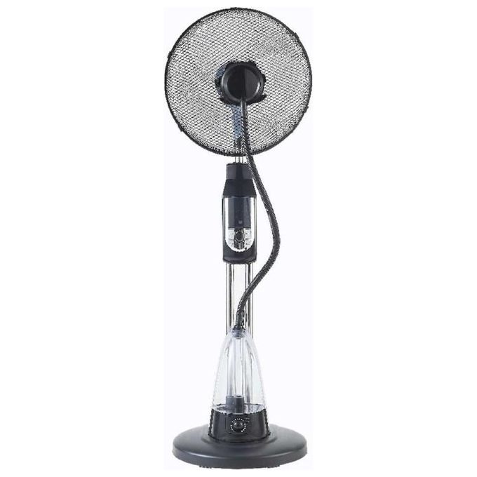 [ComeNuovo] Ardes AR5M39 Ventilatore a Piantana con Umidificatore Ultrasuoni 40 cm 3 Velocita' Telecomando colore Nero