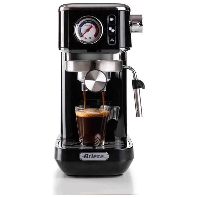 [ComeNuovo] Ariete 1381 Macchina per Caffe' Espresso con Manometro Nero