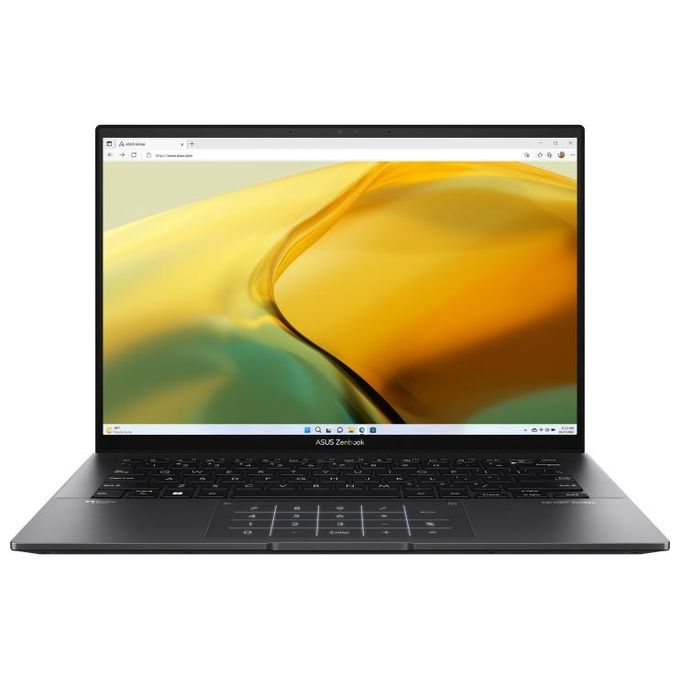 [ComeNuovo] ASUS Notebook 14'' ZENBOOK 14 UM3402YA KP416W AMD Ryzen 5 7530U, RAM 8GB, 512GB SSD PCIE, Windows 11 Home, Nero