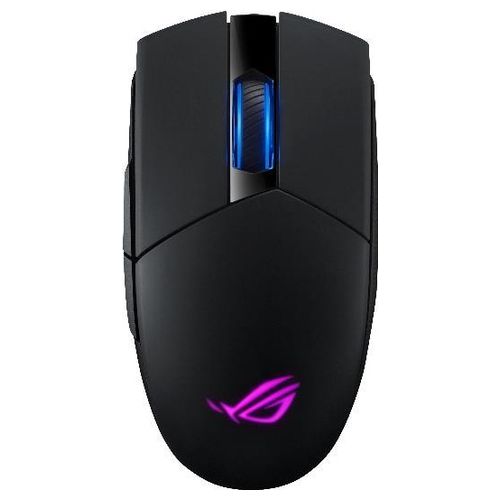 [ComeNuovo] ASUS ROG Strix Impact II Wireless Gaming Mouse, 16,000 DPI, 5 Programmable Buttons, Aura Sync RGB Lighting, 2.4 GHz, Long Battery Life, Lightweight, Ergonomic, PTFE Mouse Feet, Black