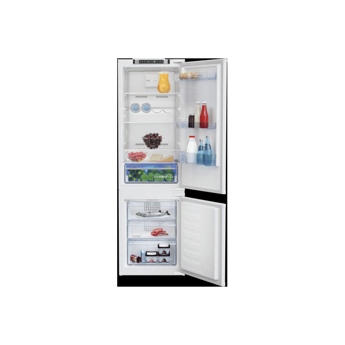 Image of [ComeNuovo] Beko BCNA275E41SN Frigorifero da Incasso Combinato Capacita' 275 Litri Classe energetica E Raffrossodamento No Frost colore Bianco