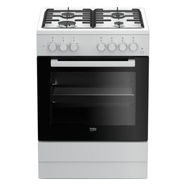 [ComeNuovo] FSE62110DW Cucina a gas Forno Elettrico Multifunzione Ventilato Capacita' 66 Litri Classe energetica A 4 Fuochi 60 cm Bianco