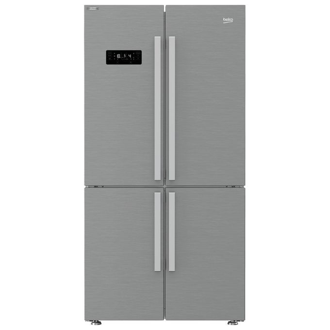 Image of [ComeNuovo] Beko GN1416231ZXN – Frigorifero 4 porte 572 L, 182 cm, Classe F, 39 dB, Total No Frost, EverFresh+, MultiZone, Acciaio inox