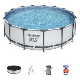 [ComeNuovo] Piscina Tonde C/Telaio 457 H122 -56438, Scatola Danneggiata