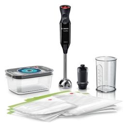 [ComeNuovo] MS6CB61V1 - Frullatore a immersione 1000 W, 12 velocità, accessorio bicchiere graduato 0,6 L, lama in acciaio inox, Nero/Antracite
